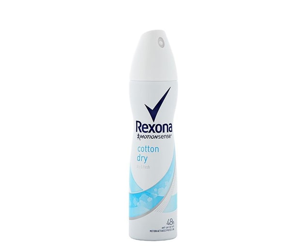 REXONA  ქალის დეოდორანტი სპრეი  cotton dry  200 მლ